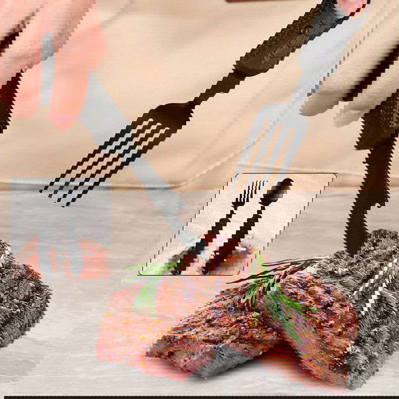 Outdoor Folding Dining Knife And Fork - Grand Goldman