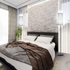 PARTPHONER Floor Lamp for Living Room, Modern Standing Lamps with Lampshade, Minimalist Tall Lamp with Foot Switch for Living Room, Bedroom, Kids Room, Office(Bulb Not Included) - Grand Goldman