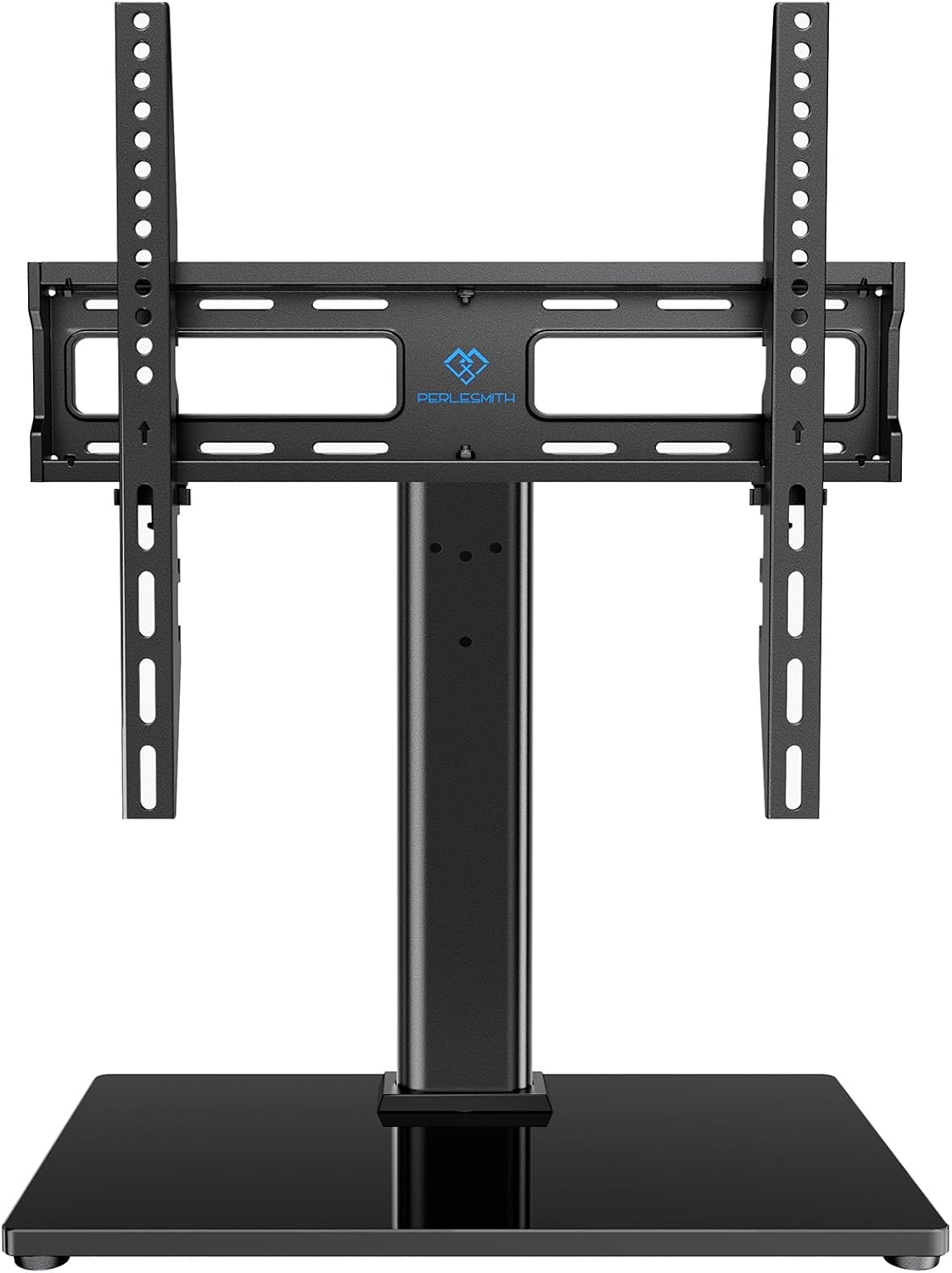 PERLESMITH Swivel Universal TV Stand/Base - Table Top TV Stand for 32-60 inch LCD LED TVs - Height Adjustable TV Mount Stand with Tempered Glass Base, VESA 400x400mm,Holds up to 88lbs PSTVS09 - Grand Goldman