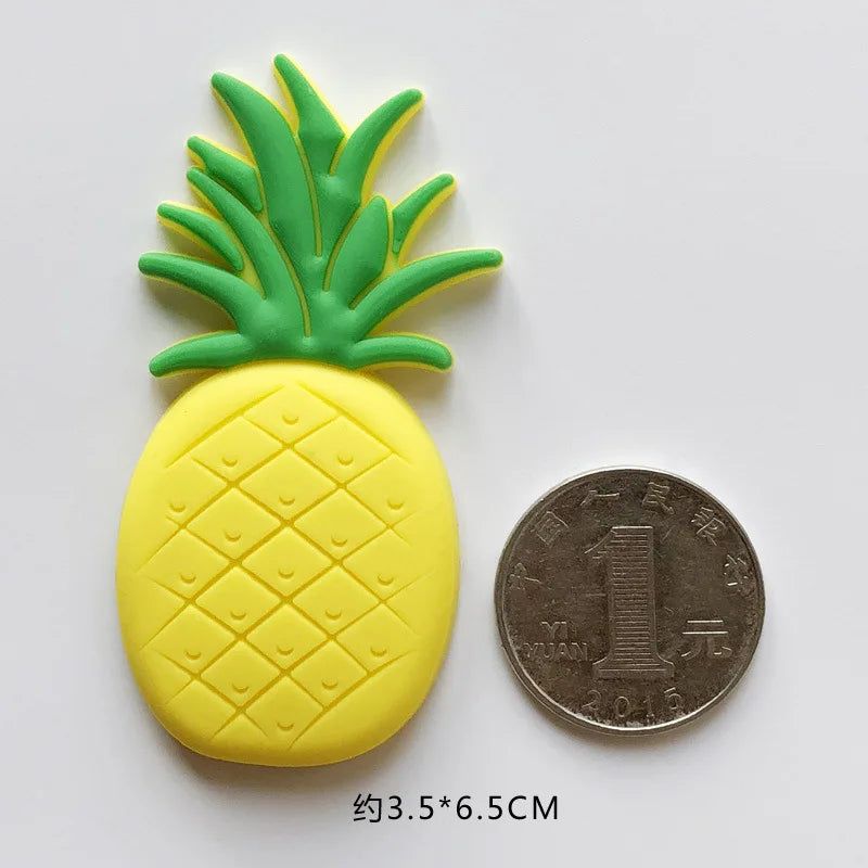 PVC Fridge Magnet Fruit and Vegetable Baby Early Education Color Cognitive Magnetic Black Whiteboard Sticker Magnet Gifts - Grand Goldman