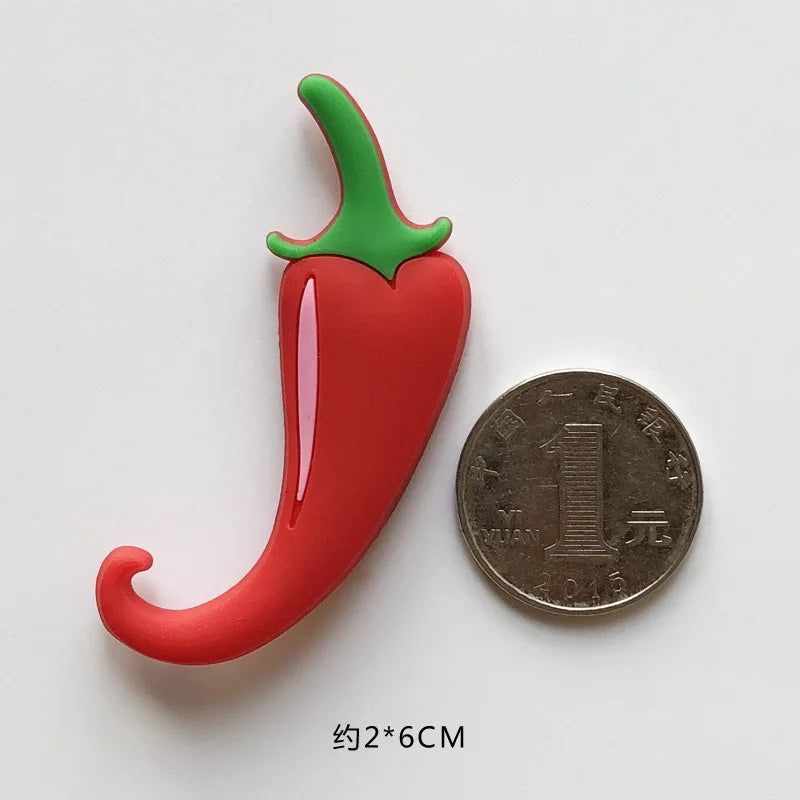 PVC Fridge Magnet Fruit and Vegetable Baby Early Education Color Cognitive Magnetic Black Whiteboard Sticker Magnet Gifts - Grand Goldman