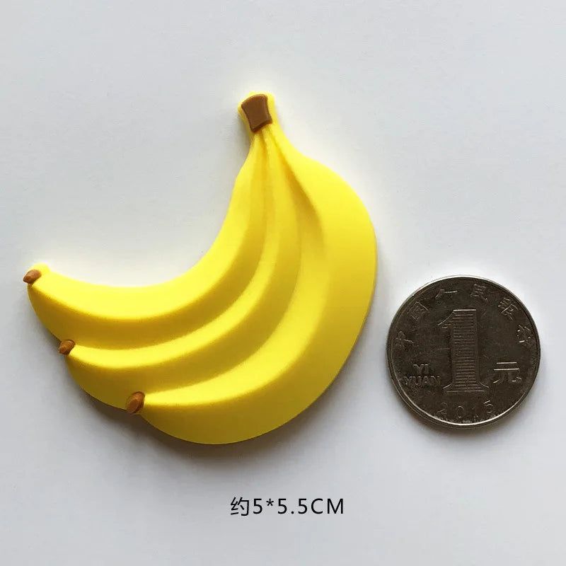 PVC Fridge Magnet Fruit and Vegetable Baby Early Education Color Cognitive Magnetic Black Whiteboard Sticker Magnet Gifts - Grand Goldman