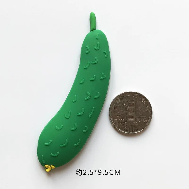 PVC Fridge Magnet Fruit and Vegetable Baby Early Education Color Cognitive Magnetic Black Whiteboard Sticker Magnet Gifts - Grand Goldman