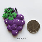 PVC Fridge Magnet Fruit and Vegetable Baby Early Education Color Cognitive Magnetic Black Whiteboard Sticker Magnet Gifts - Grand Goldman