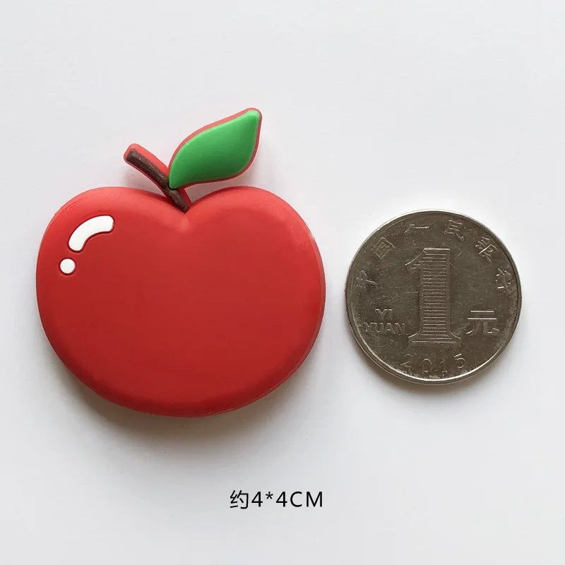 PVC Fridge Magnet Fruit and Vegetable Baby Early Education Color Cognitive Magnetic Black Whiteboard Sticker Magnet Gifts - Grand Goldman