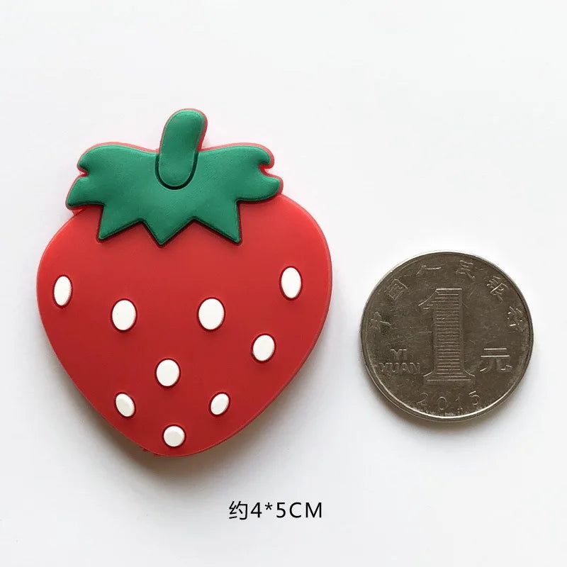 PVC Fridge Magnet Fruit and Vegetable Baby Early Education Color Cognitive Magnetic Black Whiteboard Sticker Magnet Gifts - Grand Goldman