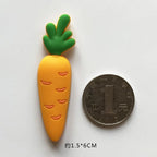 PVC Fridge Magnet Fruit and Vegetable Baby Early Education Color Cognitive Magnetic Black Whiteboard Sticker Magnet Gifts - Grand Goldman