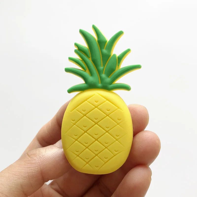 PVC Fridge Magnet Fruit and Vegetable Baby Early Education Color Cognitive Magnetic Black Whiteboard Sticker Magnet Gifts - Grand Goldman