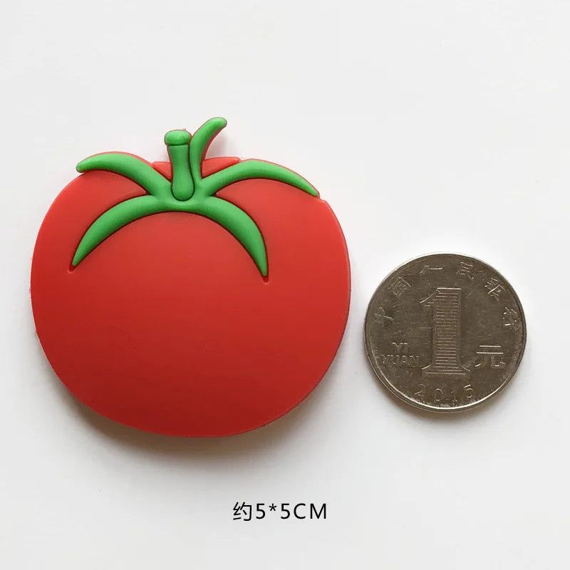 PVC Fridge Magnet Fruit and Vegetable Baby Early Education Color Cognitive Magnetic Black Whiteboard Sticker Magnet Gifts - Grand Goldman