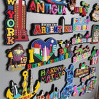 PVC Fridge Magnets Aruba Panama Punta Cana Puerto Rico Las Vegas Finland Argentina Mexico Jamaica Chile Greece Ukraine Stickers - Grand Goldman