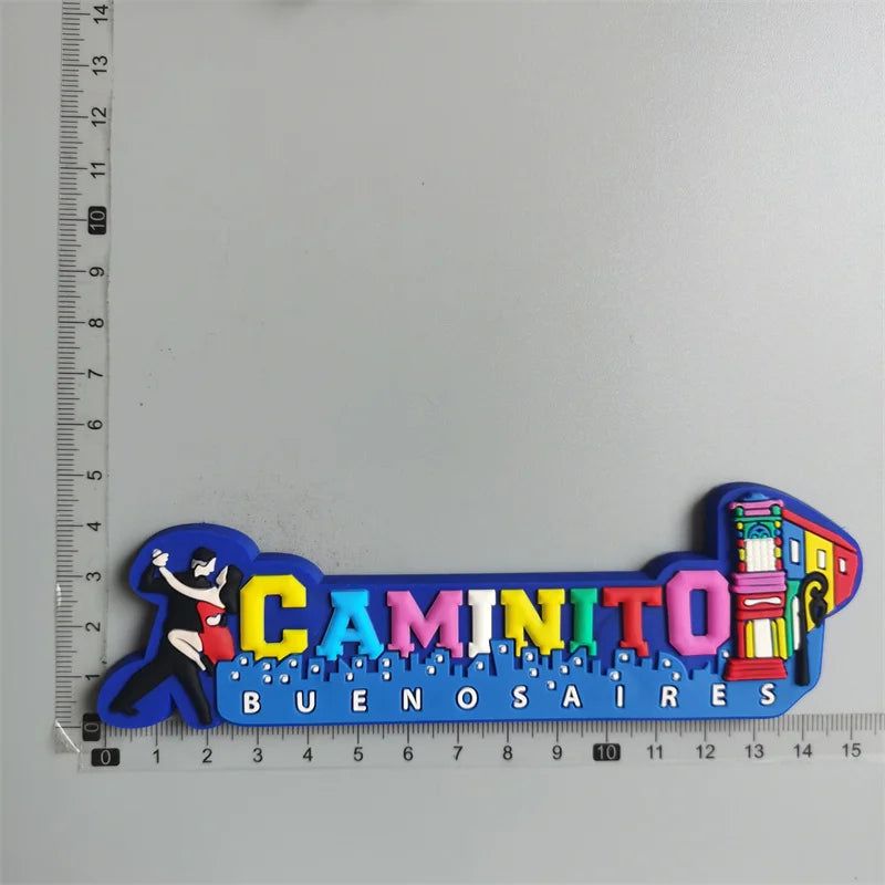 PVC Fridge Magnets Aruba Panama Punta Cana Puerto Rico Las Vegas Finland Argentina Mexico Jamaica Chile Greece Ukraine Stickers - Grand Goldman