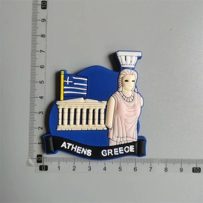 PVC Fridge Magnets Aruba Panama Punta Cana Puerto Rico Las Vegas Finland Argentina Mexico Jamaica Chile Greece Ukraine Stickers - Grand Goldman