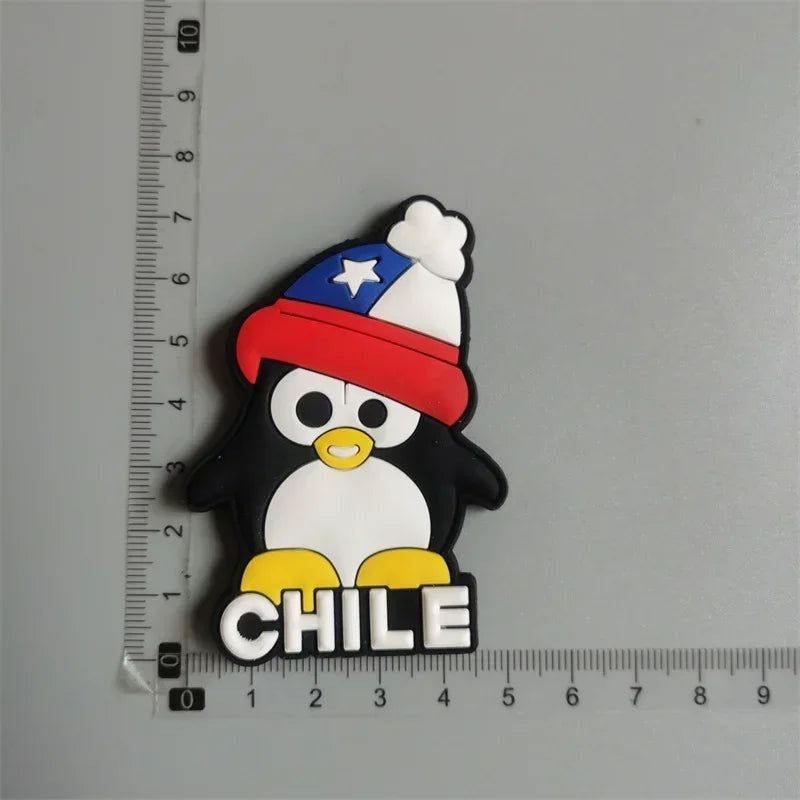 PVC Fridge Magnets Aruba Panama Punta Cana Puerto Rico Las Vegas Finland Argentina Mexico Jamaica Chile Greece Ukraine Stickers - Grand Goldman