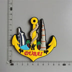 PVC Fridge Magnets Aruba Panama Punta Cana Puerto Rico Las Vegas Finland Argentina Mexico Jamaica Chile Greece Ukraine Stickers - Grand Goldman