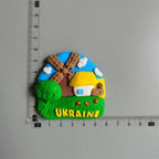 PVC Fridge Magnets Aruba Panama Punta Cana Puerto Rico Las Vegas Finland Argentina Mexico Jamaica Chile Greece Ukraine Stickers - Grand Goldman