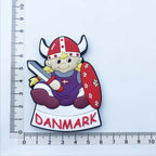 PVC Fridge Magnets Copenhage Denmark USA Paris France Fiji Islands Argentina Switzerland London Puerto Rico Bahamas Germany - Grand Goldman