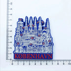 PVC Fridge Magnets Copenhage Denmark USA Paris France Fiji Islands Argentina Switzerland London Puerto Rico Bahamas Germany - Grand Goldman