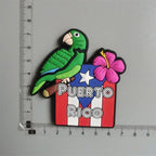 PVC Fridge Magnets Puerto Rico Portugal Switzerland TexasUSA Germany London Chile Pisa Travel Australia Souvenir Fridge Sticker - Grand Goldman