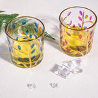 Painted Drink Milk Whiskey Wine Glass - Grand Goldman