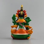 Painted Green Tara Buddha Statue Resin Craft Ornament - Grand Goldman
