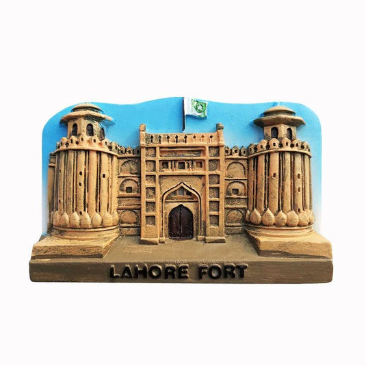 Pakistan Fridge Magnets World Cultural Heritage Lahore Fort Castle Tourist Souvenir Crafts Magnetic Sticker Refrigerator Magnets - Grand Goldman