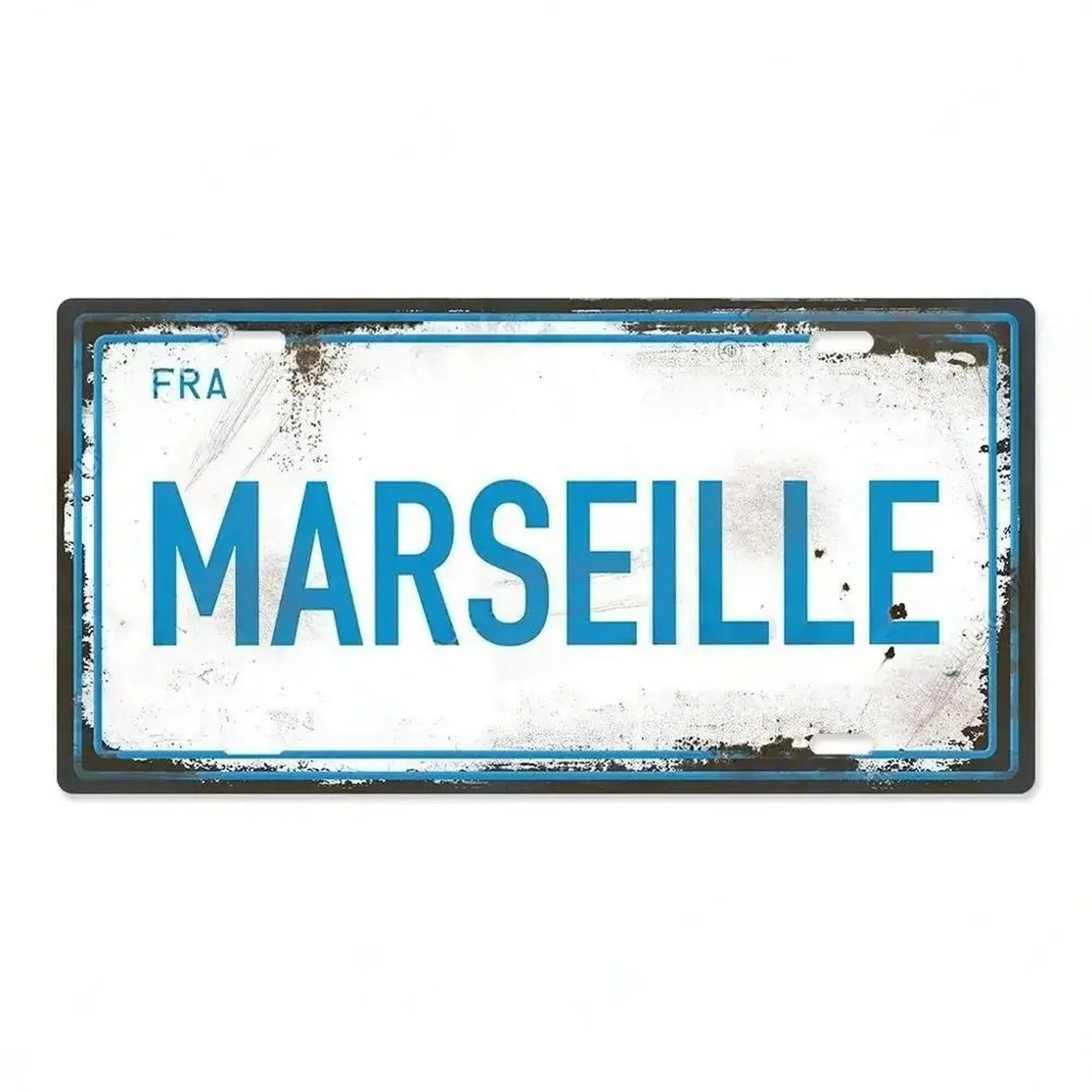 Paris Madrio Milan Munich Metal Tin Signs Vintage Plaque Auto License Plate Embossed Tag Garage Bars Pubs Clubs Home Wall Decor - Grand Goldman