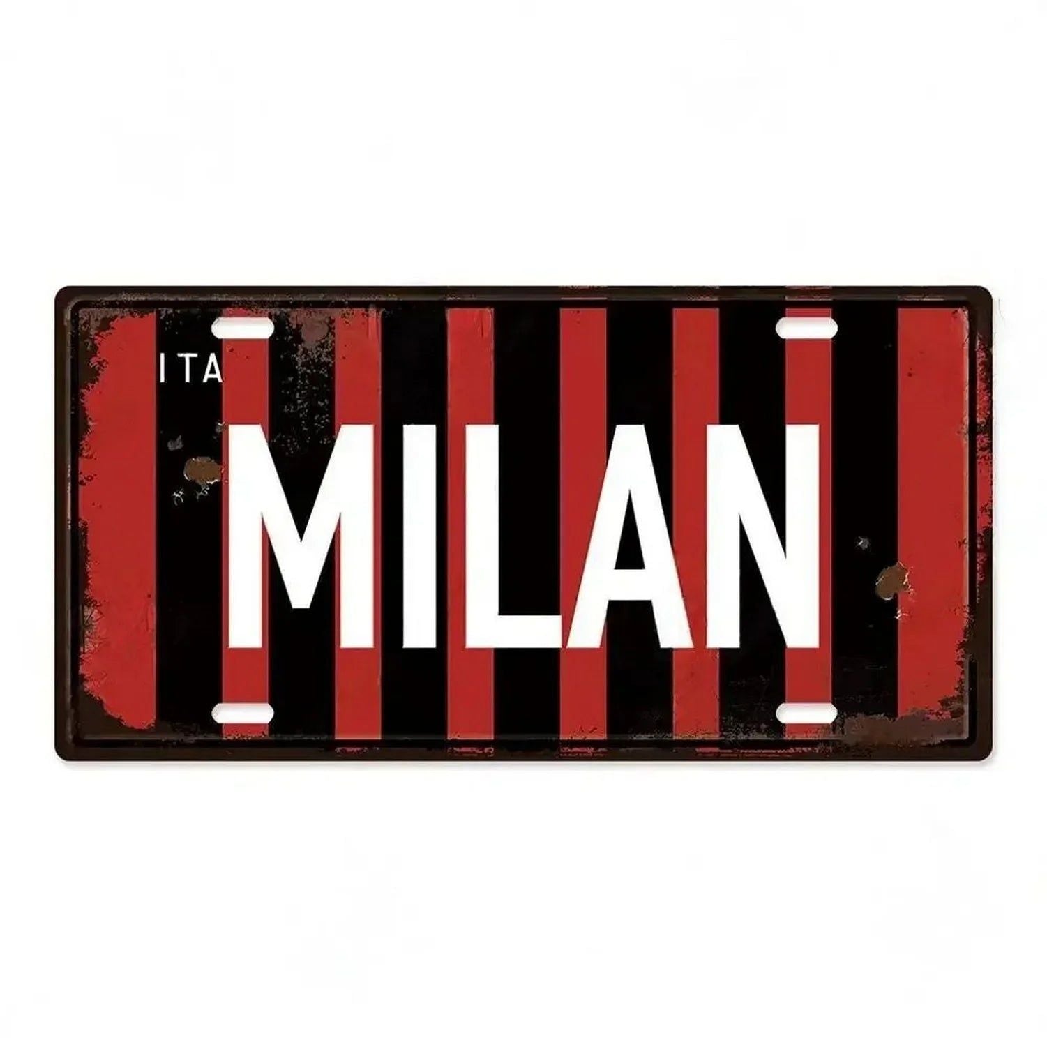 Paris Madrio Milan Munich Metal Tin Signs Vintage Plaque Auto License Plate Embossed Tag Garage Bars Pubs Clubs Home Wall Decor - Grand Goldman