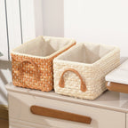 Pastoral Straw Storage Basket Japanese Storage - Grand Goldman