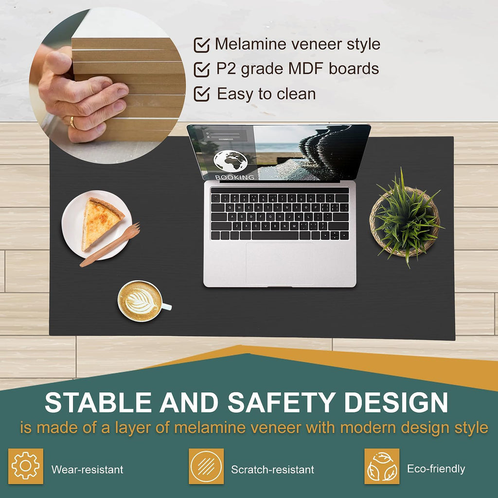 PayLessHere Coffee Table Lift Top Coffee Tables with Hidden Compartment and Storage Shelf Wooden Lift Tabletop Dining Table for Living Room Home (Black, 39" D x 28" W x 24" H) - Grand Goldman