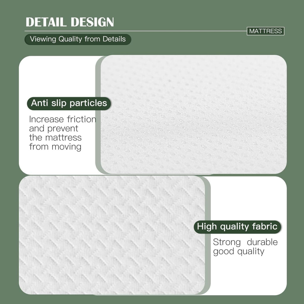 PayLessHere Gel Memory Foam Mattress 8 inch Mattress, CertiPUR-US Certified,Breathable Bed Mattress for Cooler Sleep Supportive & Pressure Relief,Removable Soft Cover,Mattress in Box, White Full - Grand Goldman