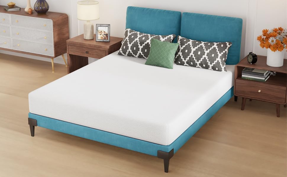 PayLessHere Gel Memory Foam Mattress 8 inch Mattress, CertiPUR-US Certified,Breathable Bed Mattress for Cooler Sleep Supportive & Pressure Relief,Removable Soft Cover,Mattress in Box, White Full - Grand Goldman