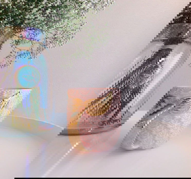 Pearl glaze golden mermaid tail large capacity water cup drink cup juice cup - Grand Goldman