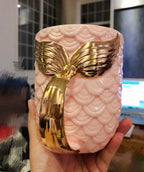 Pearl glaze golden mermaid tail large capacity water cup drink cup juice cup - Grand Goldman