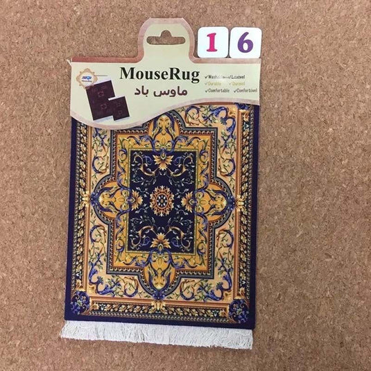 Persian Mini Woven Rug Mat Mousepad Carpet Pattern - Grand Goldman