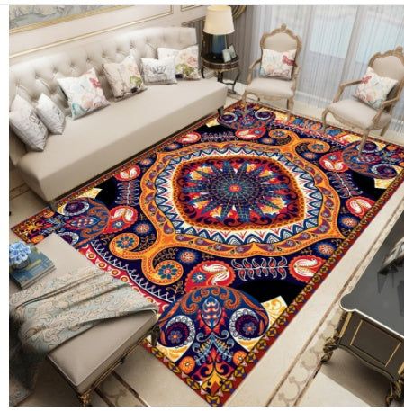 Persian Small Floral Living Room Carpet Turkish-style Carpet European-style Home Carpet Is - Grand Goldman