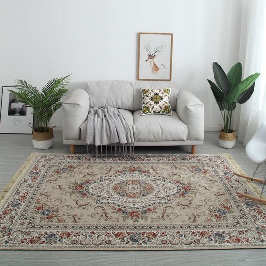 Persian Ethnic Style Retro Living Room Carpet Tapestry Wholesale European Style Tassel Floor Mat - Grand Goldman