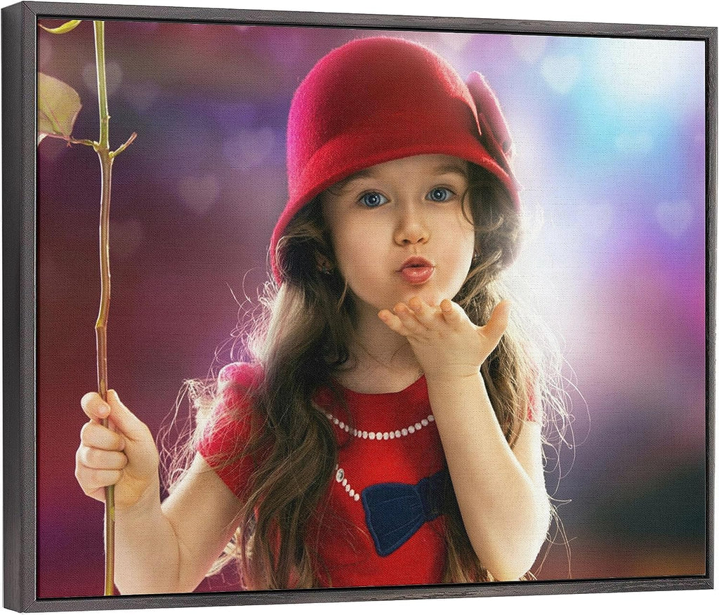 Personalized Custom Canvas Prints: Photo On Canvas (Framed 11X14) Transform Your Photos into Stunning Framed Wall Art Digitally Printed Photo To Canvas Ideal for Home Decor Gifts Keepsakes - Grand Goldman