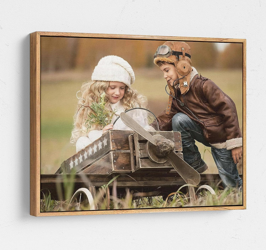 Personalized Custom Canvas Prints: Photo On Canvas (Framed 11X14) Transform Your Photos into Stunning Framed Wall Art Digitally Printed Photo To Canvas Ideal for Home Decor Gifts Keepsakes - Grand Goldman