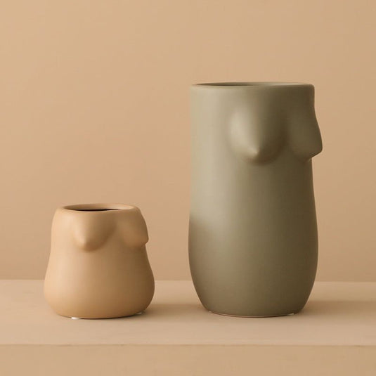 Personalized Dried Flower Ceramic Decorative Vase - Grand Goldman
