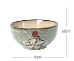 Personalized Household Korean Hand-painted Retro Rice Bowl - Grand Goldman