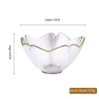 Phnom Penh Fruit Plate Creative Set Glass Plate Household - Grand Goldman