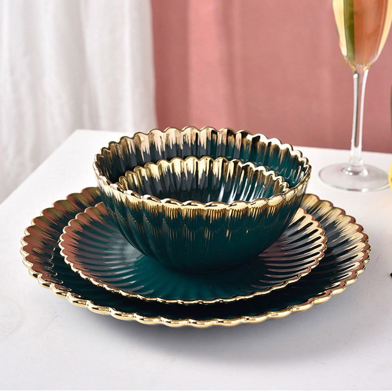 Phnom Penh Set Ceramic Tableware - Grand Goldman