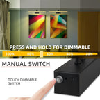 Picture Light, 16in Battery Operated Picture Lights for Paintings,Metal Remote Control Display Art Light with Timer and Dimmable for Wall Painting,Frame, Portrait, Dartboard(Black) - Grand Goldman