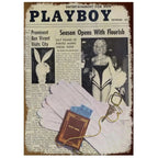 Pinup Girls Sexy Lady Women Metal Tin Signs Posters Plate Wall Decor for Clubs Bars Man Cave Cafe Clubs Retro Poster Plaque - Grand Goldman