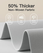 Pipishell Hanging Closet Organizer 6-Shelf, Hanging Shelves for Closet with 3 Removable Drawers & Side Pockets for Bedroom or Garment Rack, 12' x 12' x 43.3', Dark Gray - Grand Goldman