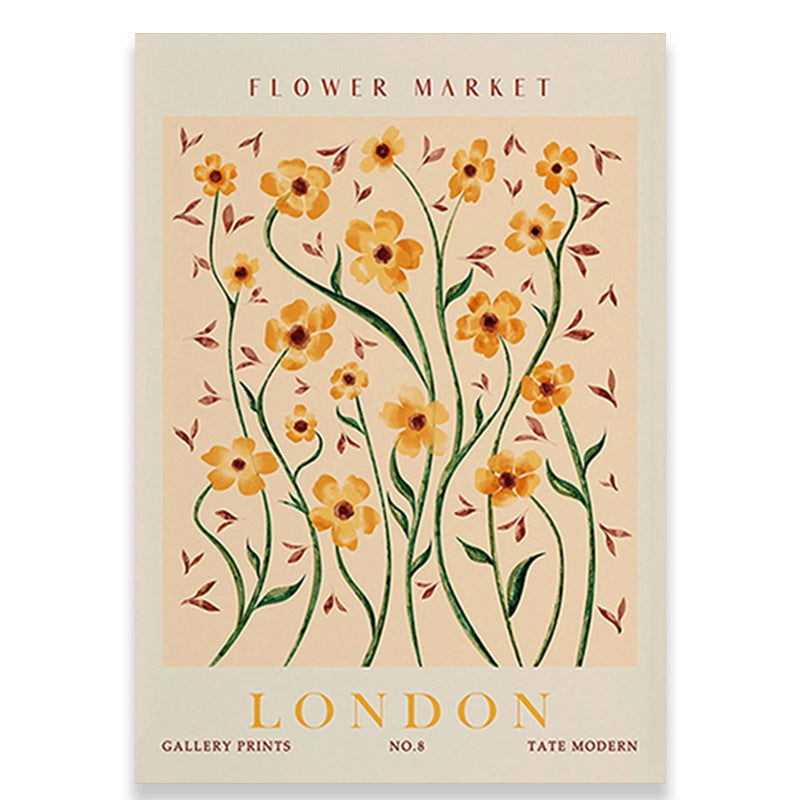 Plant And Flower Art Canvas Core Poster - Grand Goldman