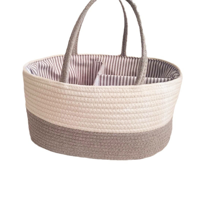 Plastic Portable Storage Basket White - Grand Goldman