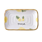 Plate Dish Plate Household Ceramic Dish Dinner Plate Net Celebrity Creative Square Plate Japanese Disc Tableware Set - Grand Goldman