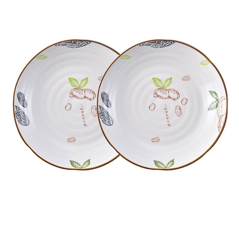 Plate Dish Plate Household Ceramic Dish Dinner Plate Net Celebrity Creative Square Plate Japanese Disc Tableware Set - Grand Goldman