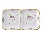 Plate Dish Plate Household Ceramic Dish Dinner Plate Net Celebrity Creative Square Plate Japanese Disc Tableware Set - Grand Goldman